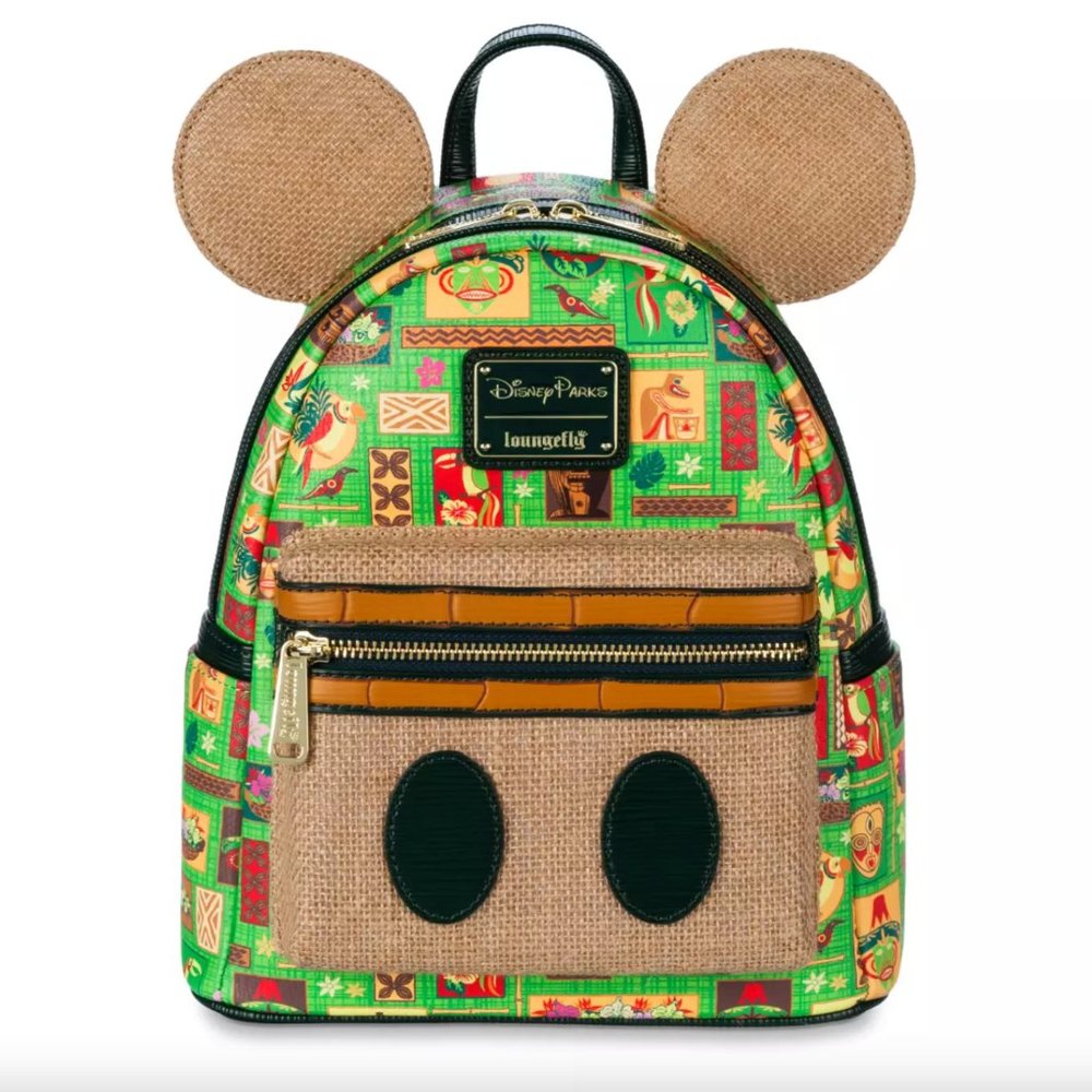 Disney Loungefly Mickey Mouse Main Attraction Enchanted Tiki Room Mini Backpack